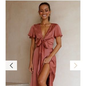 Billy J Sunny Daze Dress in baked rose